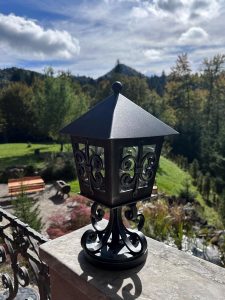 Outdoor Scroll Lantern